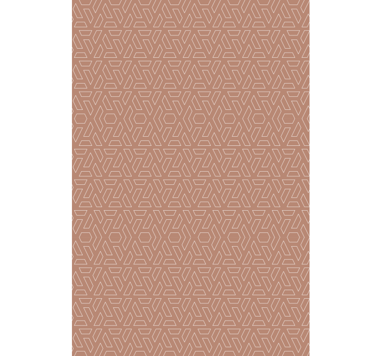 Abstract beige geometric pattern modern blind - TenStickers