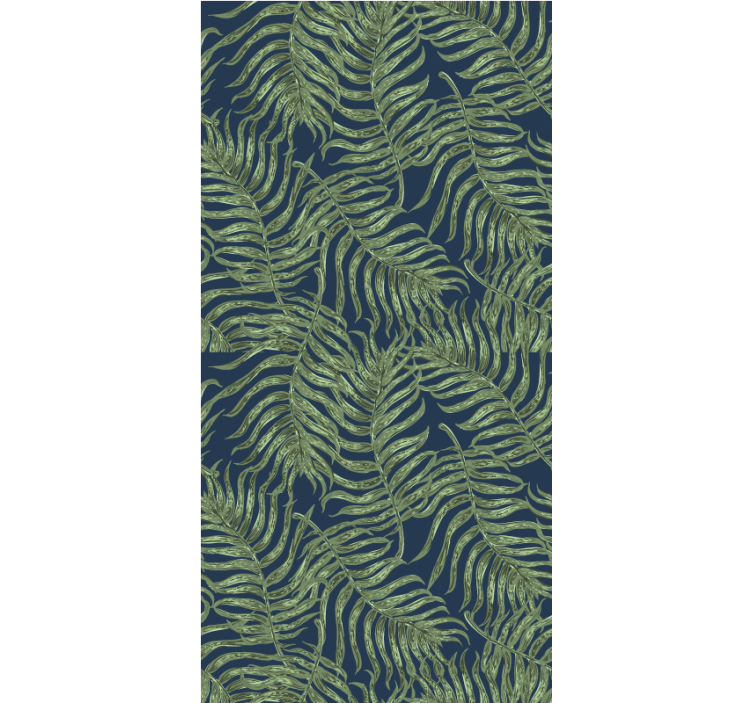 Lush Fern Pattern flowers and plant blind - TenStickers