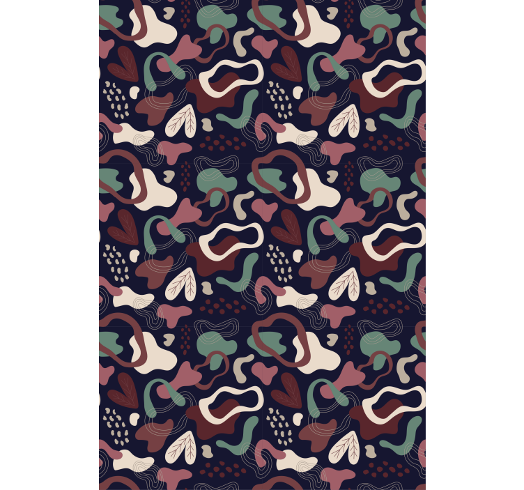 Abstract Leaf Motif texture and pattern blind - TenStickers