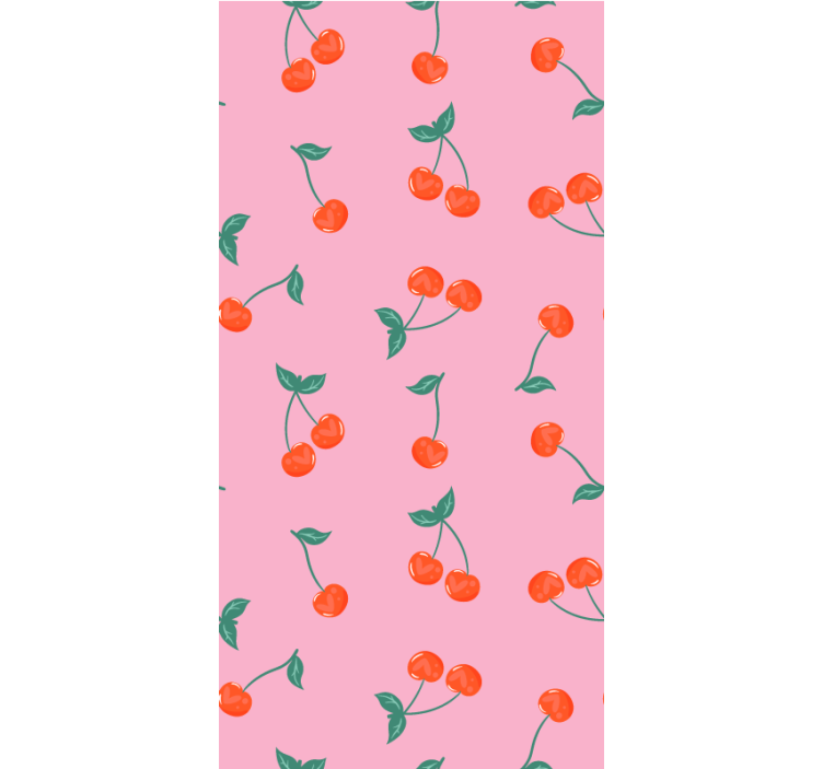 Cherry blossom motif kitchen blind - TenStickers