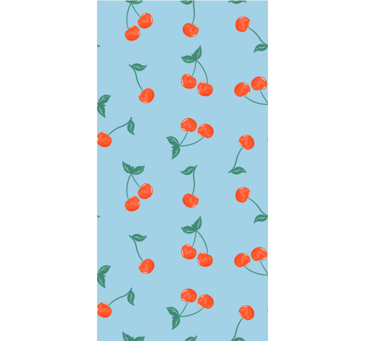 Cherry Sprigs Pattern fruit and vegetable blind - TenStickers