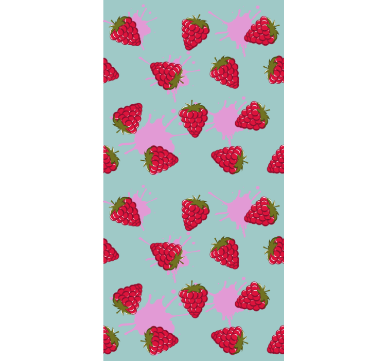 Strawberry splashes fruit and vegetable blind - TenStickers