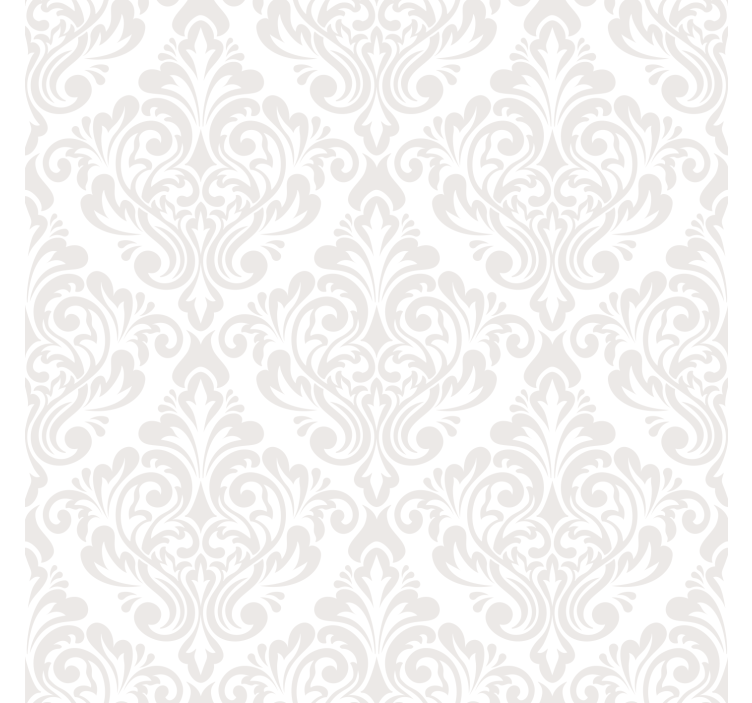 White Damask Pattern Living room blind - TenStickers