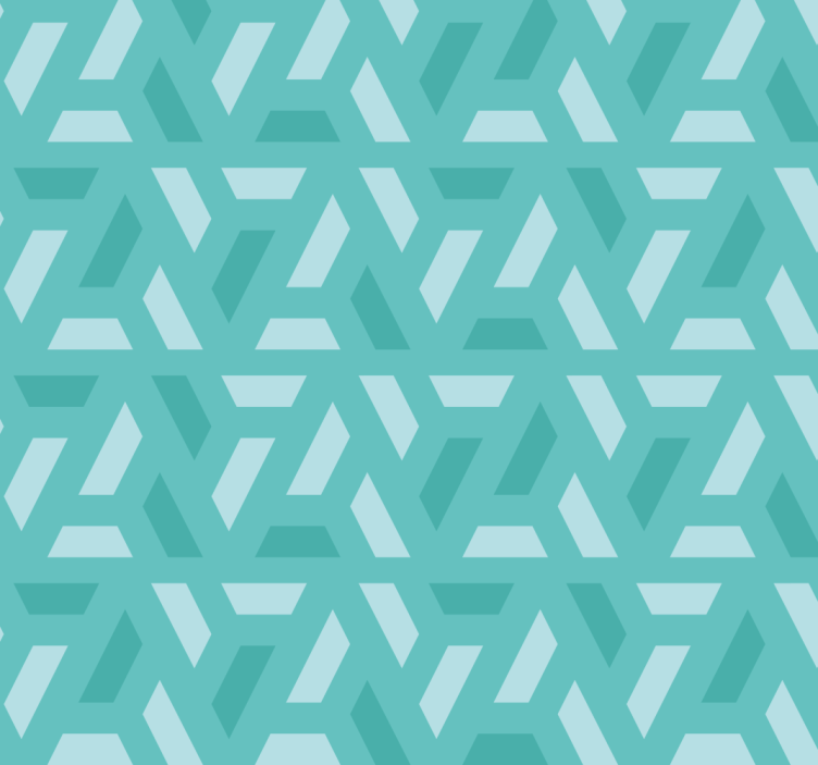 Triangles pattern Turquoise blind - TenStickers