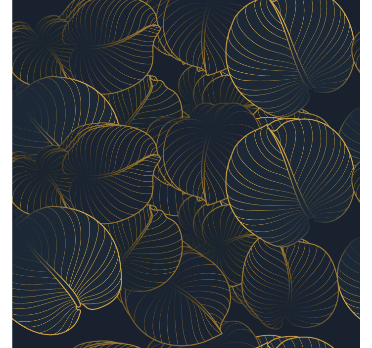 Big leaves pattern elegant roller blind - TenStickers