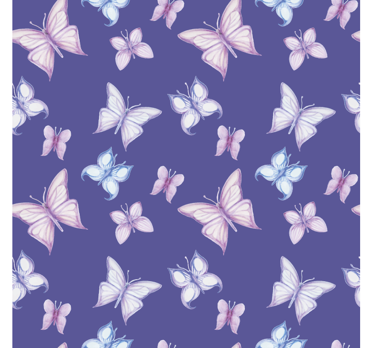 Purple background butterfly blind - TenStickers