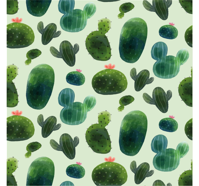 Desert pattern cactus roller blind - TenStickers