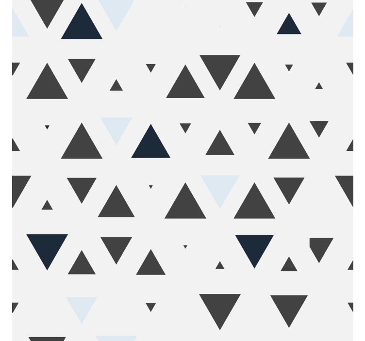 Minimalistic triangle pattern scandinavian blind - TenStickers