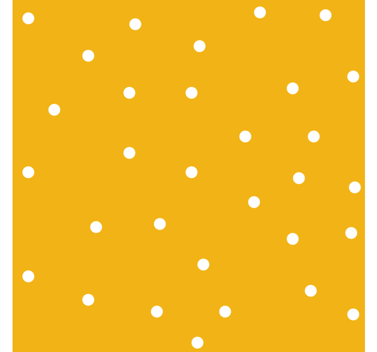 White dots pattern yellow roller blind - TenStickers