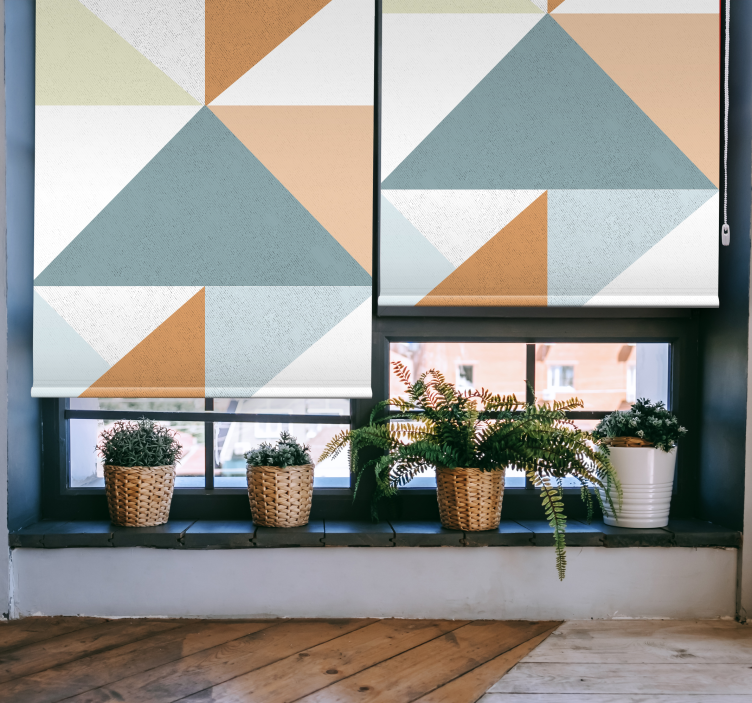 Geometric Triangle Pattern modern blind - TenStickers