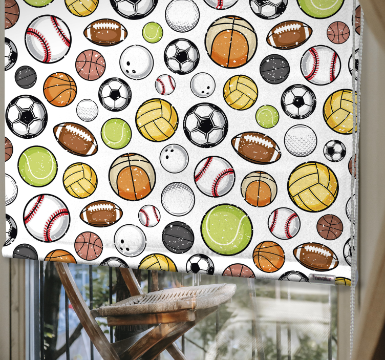 Assorted Balls Equipment sport blind - TenStickers