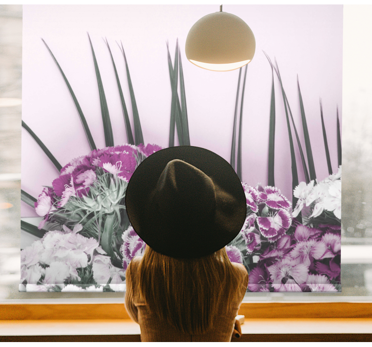 Beautiful Floral Arrangement flowers and plant blind - TenStickers
