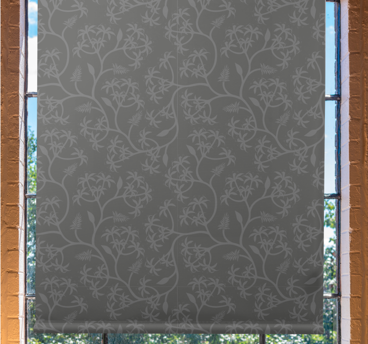 Botanical Climbing Motif flowers and plant blind - TenStickers