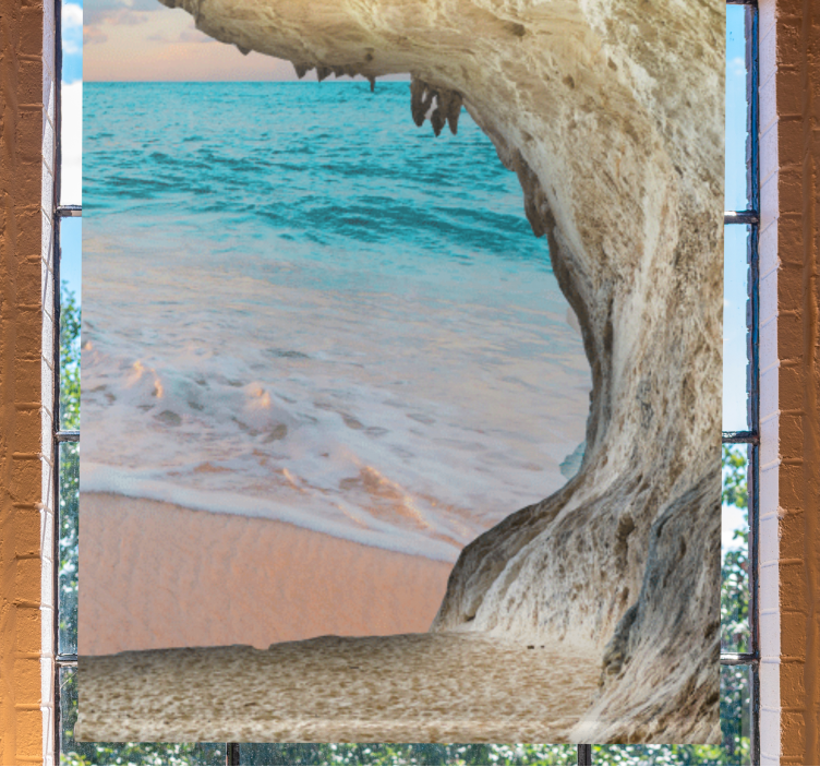 Cave Beach View other blind - TenStickers