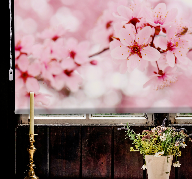 Cherry Blossom Elegance flowers and plant blind - TenStickers