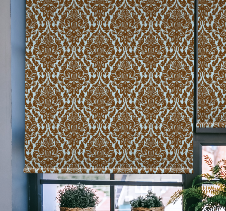 Damask pattern classic blind - TenStickers