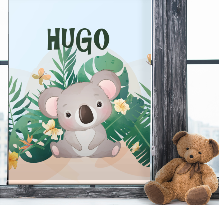 Cuddly Koala Illustration animal blind - TenStickers