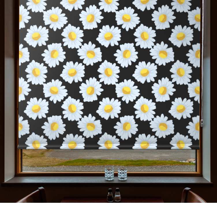 Daisy Flower Theme flowers and plant blind - TenStickers