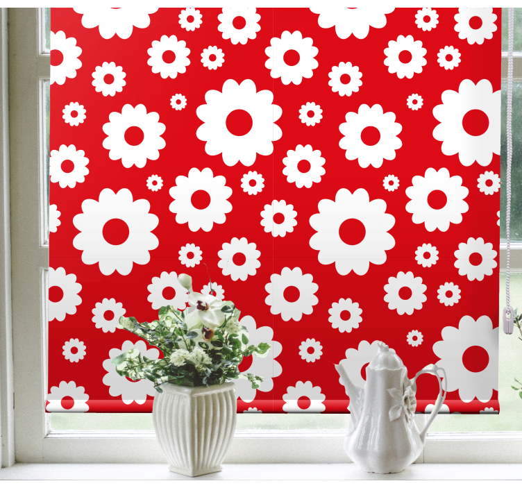 Delightful Botanical Motif flower blind - TenStickers