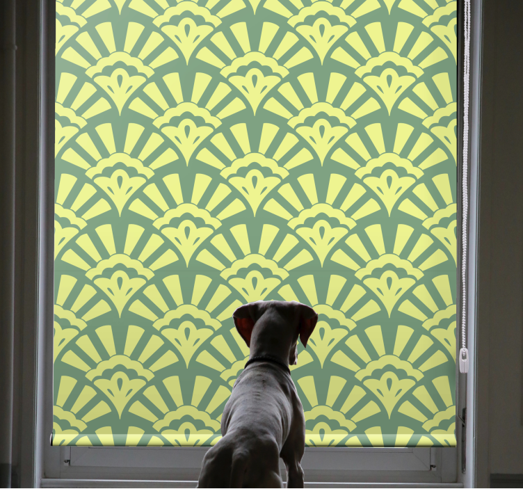 Elegant Leaf Theme texture and pattern blind - TenStickers
