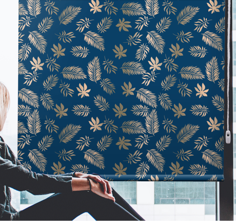 Exquisite Floral Pattern flowers and plant blind - TenStickers