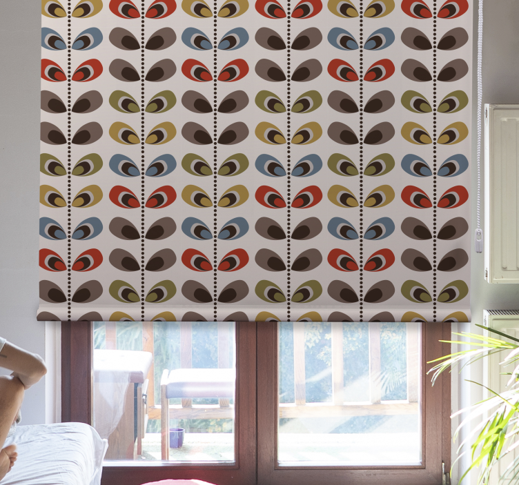 Eyes Classic roller blind - TenStickers