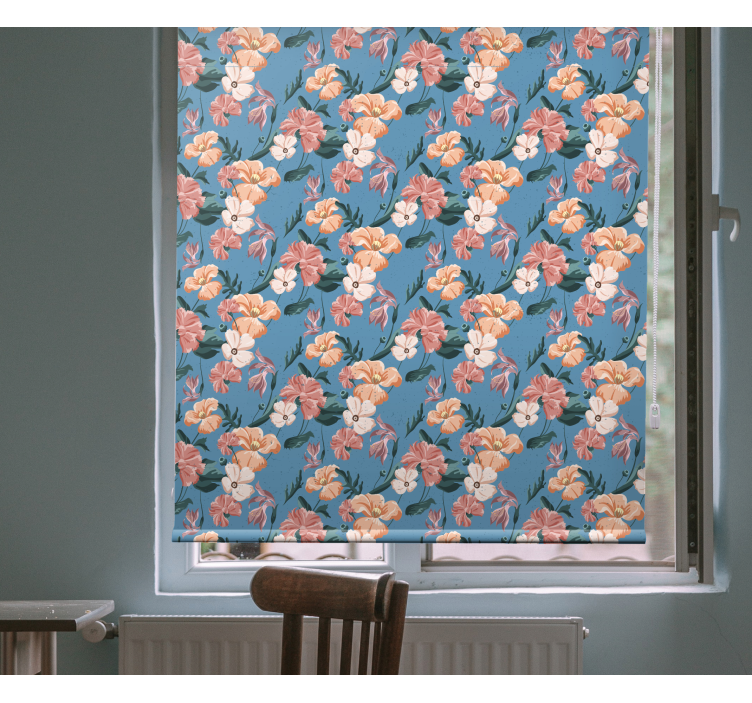 Floral Pattern Delight flowers and plant blind - TenStickers