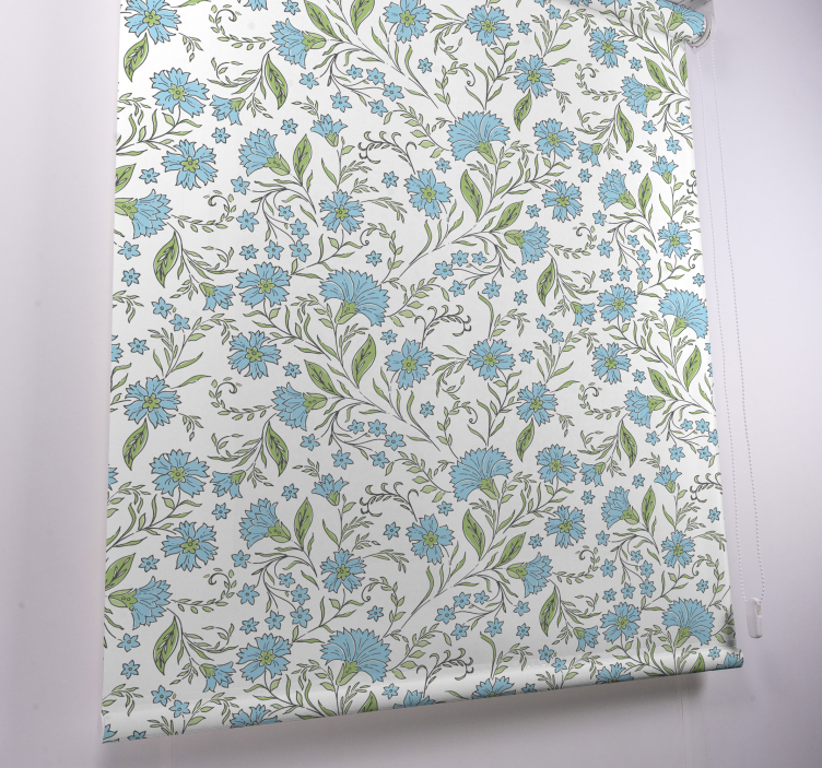 Floral Vine Pattern flowers and plant blind - TenStickers
