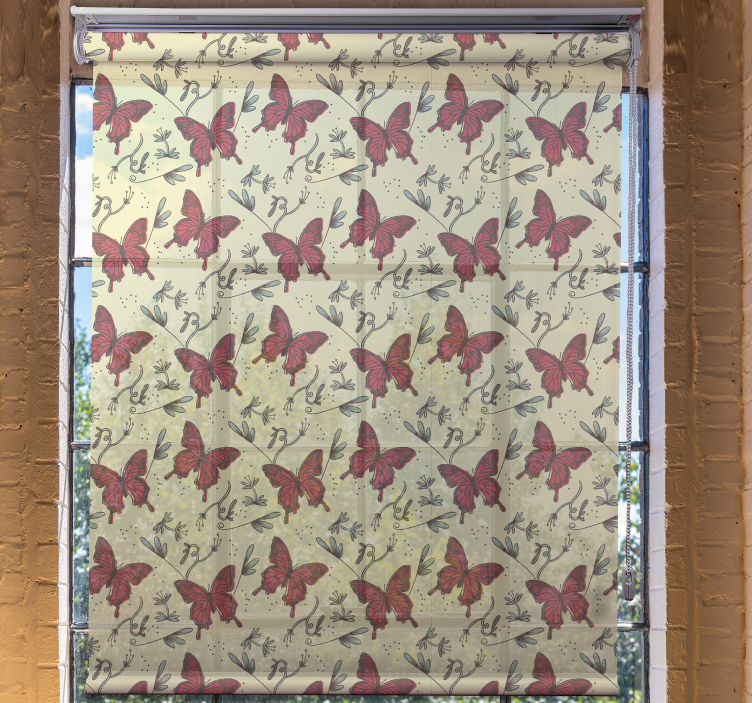 Garden Style butterfly blind - TenStickers