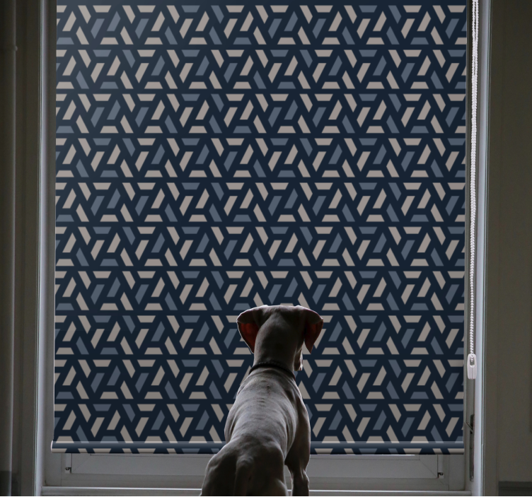 Geometric Composition Style modern blind - TenStickers