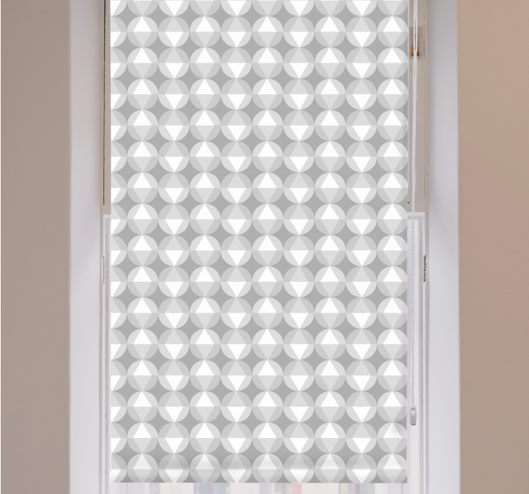 Geometric Silver Patterns texture and pattern blind - TenStickers