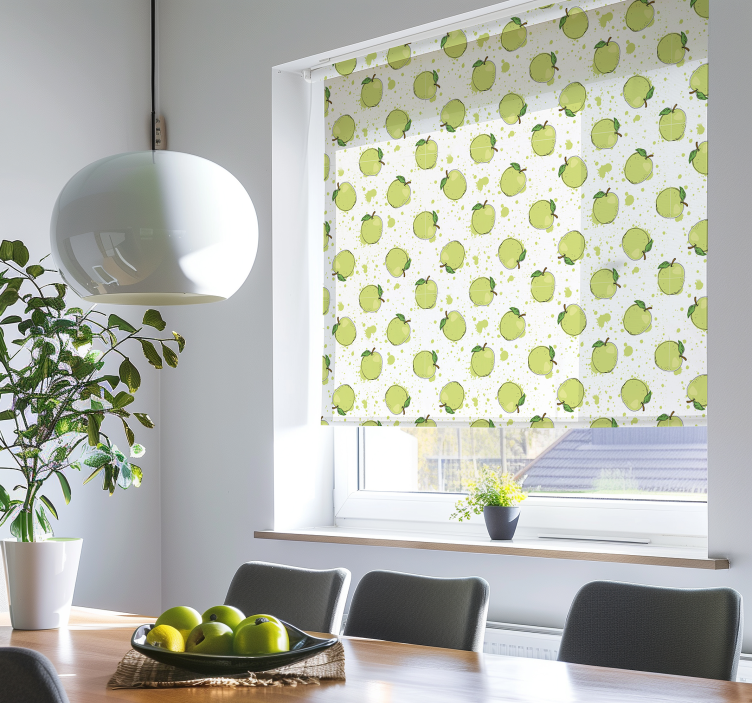 Green Apple Array fruit and vegetable blind - TenStickers