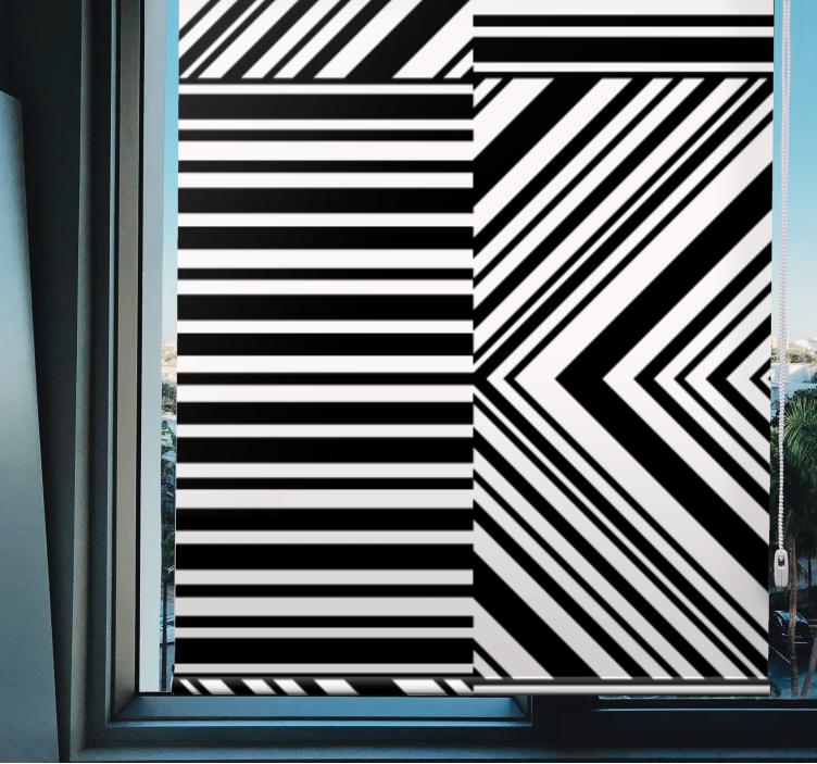 Linear Geometric Patterns texture and pattern blind - TenStickers