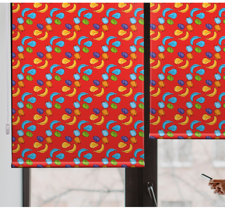 Lively fruits composition fruit and vegetable blind - TenStickers