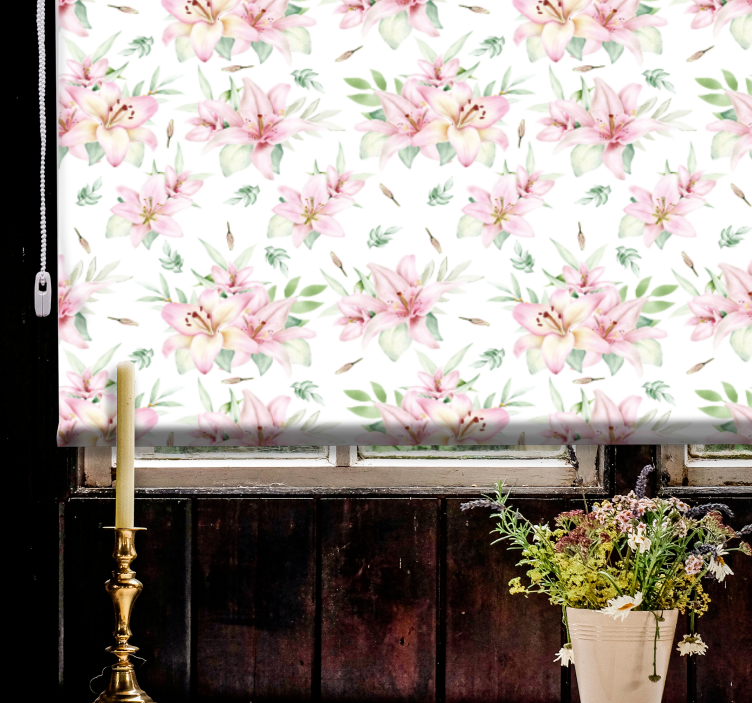 Lush Floral Patterns flowers and plant blind - TenStickers