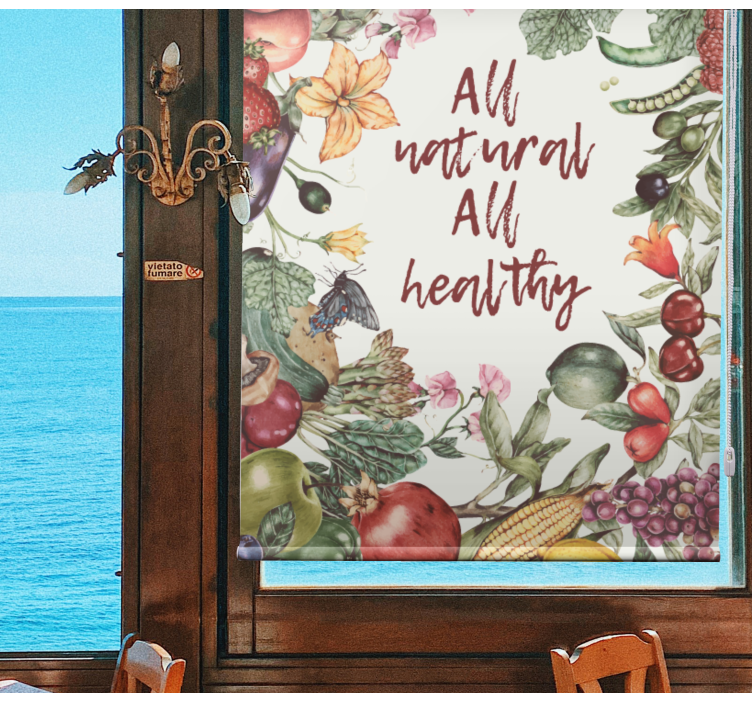 All natural and healthy kitchen blind - TenStickers