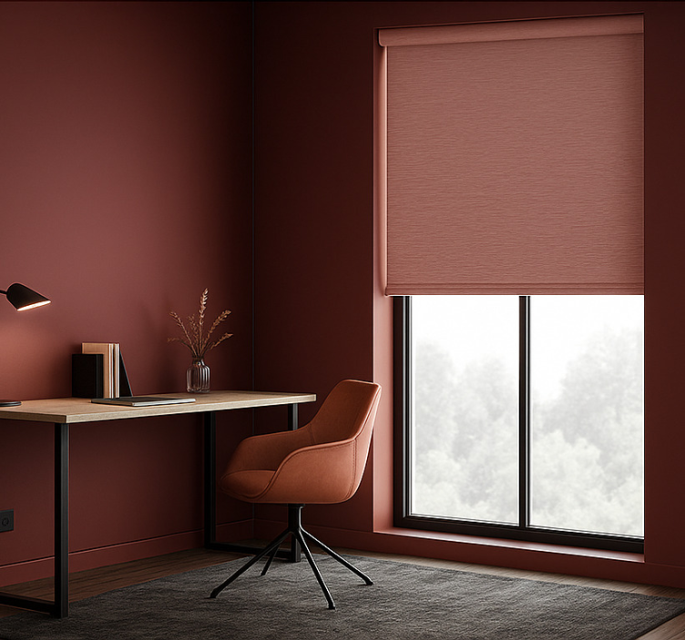 Office blind in modern dusty rose - TenStickers