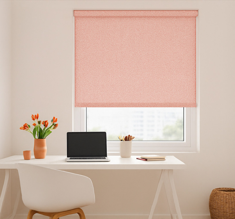 Office blind in pink cute pattern - TenStickers
