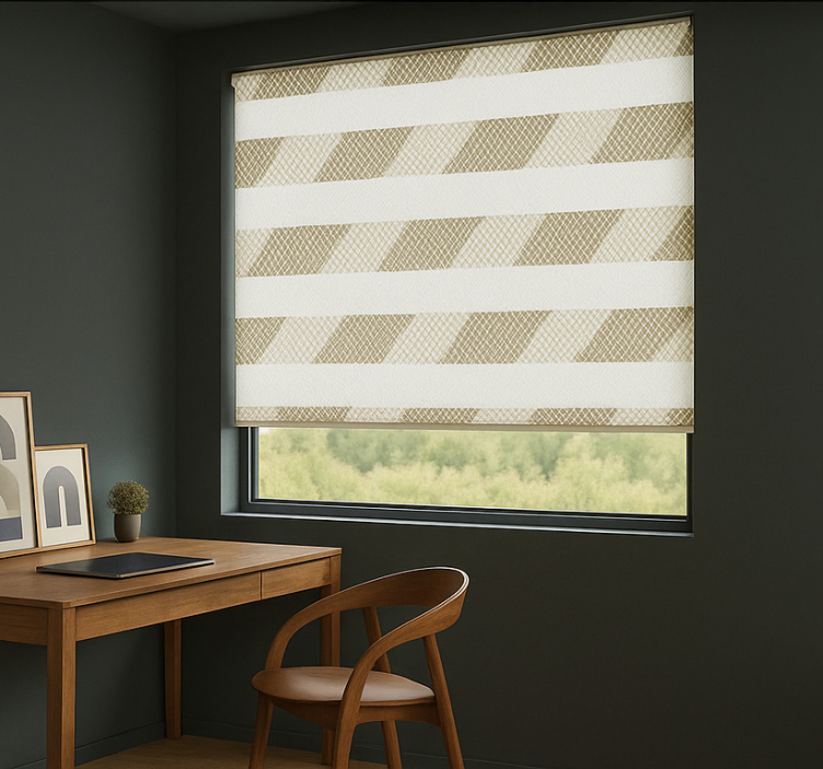Office blind with arrow see-through design - TenStickers