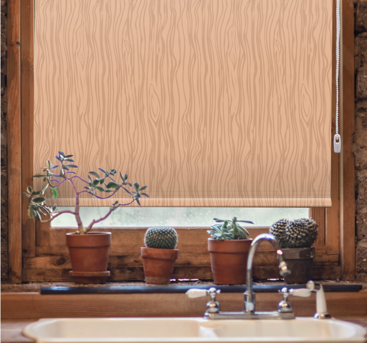 Organic timber design texture and pattern blind - TenStickers