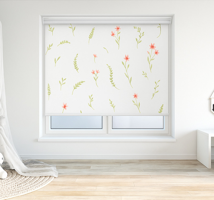 Pastel meadow flowers childrens blind - TenStickers