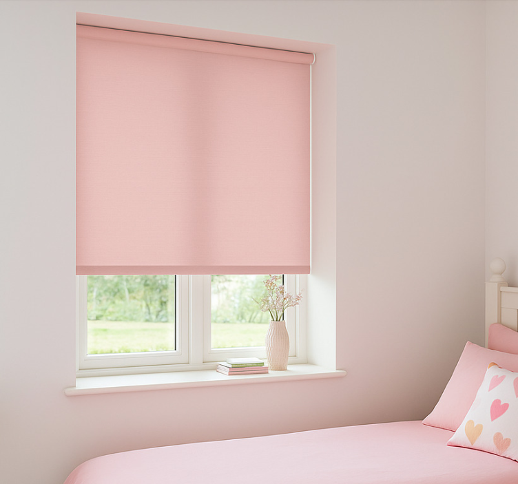 Plain colour motif pink blind - TenStickers