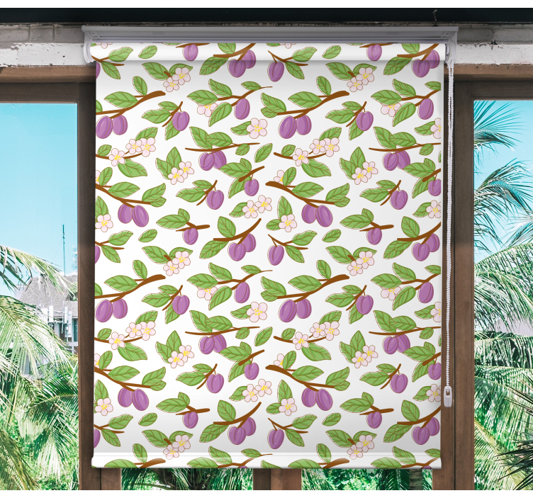 Plum Blossom Pattern fruit and vegetable blind - TenStickers