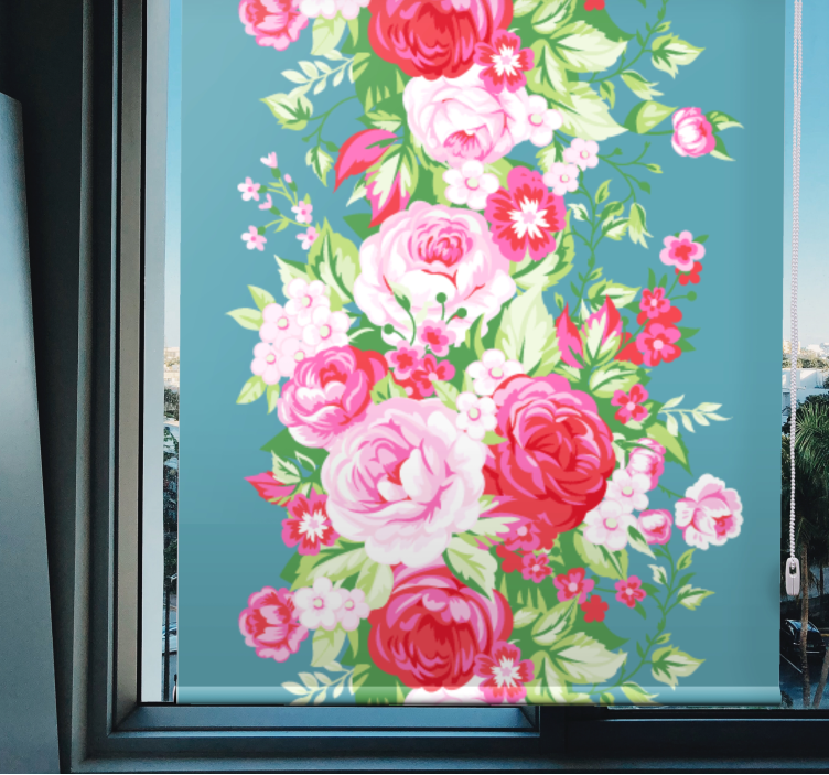 Roses and Blossoms flower blind - TenStickers