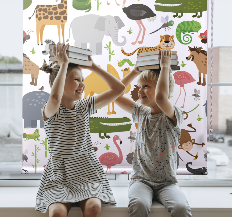 Safari Creature Companions animal blind - TenStickers