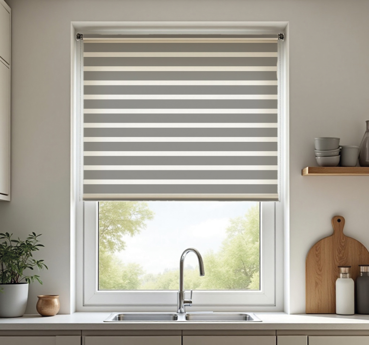 Shade with openings kitchen blind - TenStickers