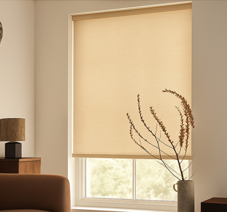 Simple elegant colour beige blind - TenStickers