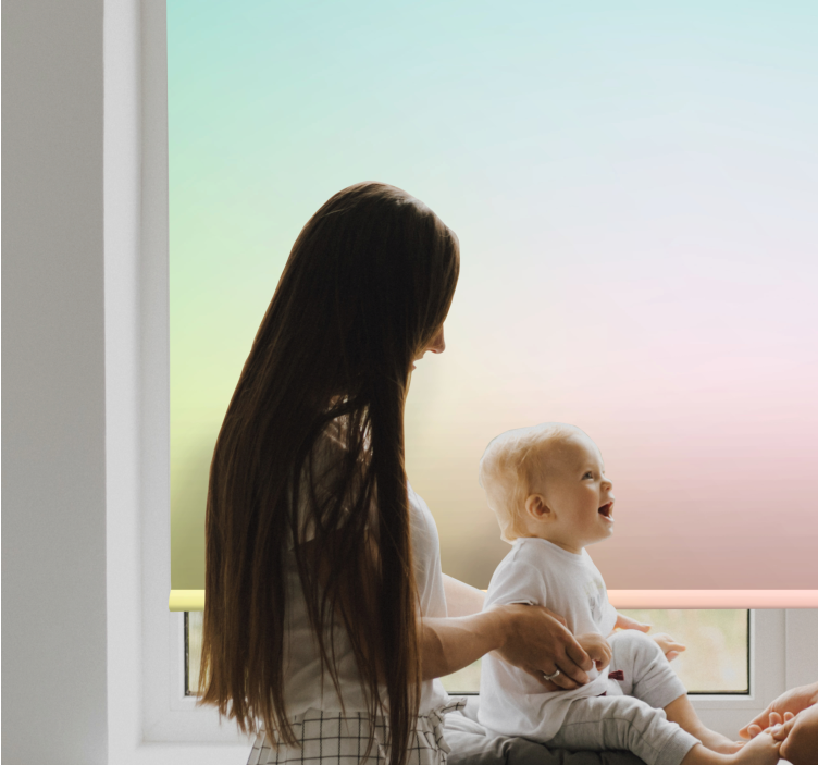 Soft Gradient Calm Blind painting - TenStickers