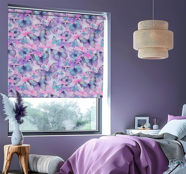 Splash style butterfly blind - TenStickers