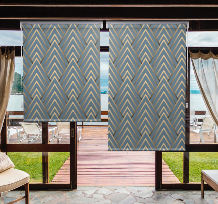 Stylish Geometric Pattern modern blind - TenStickers